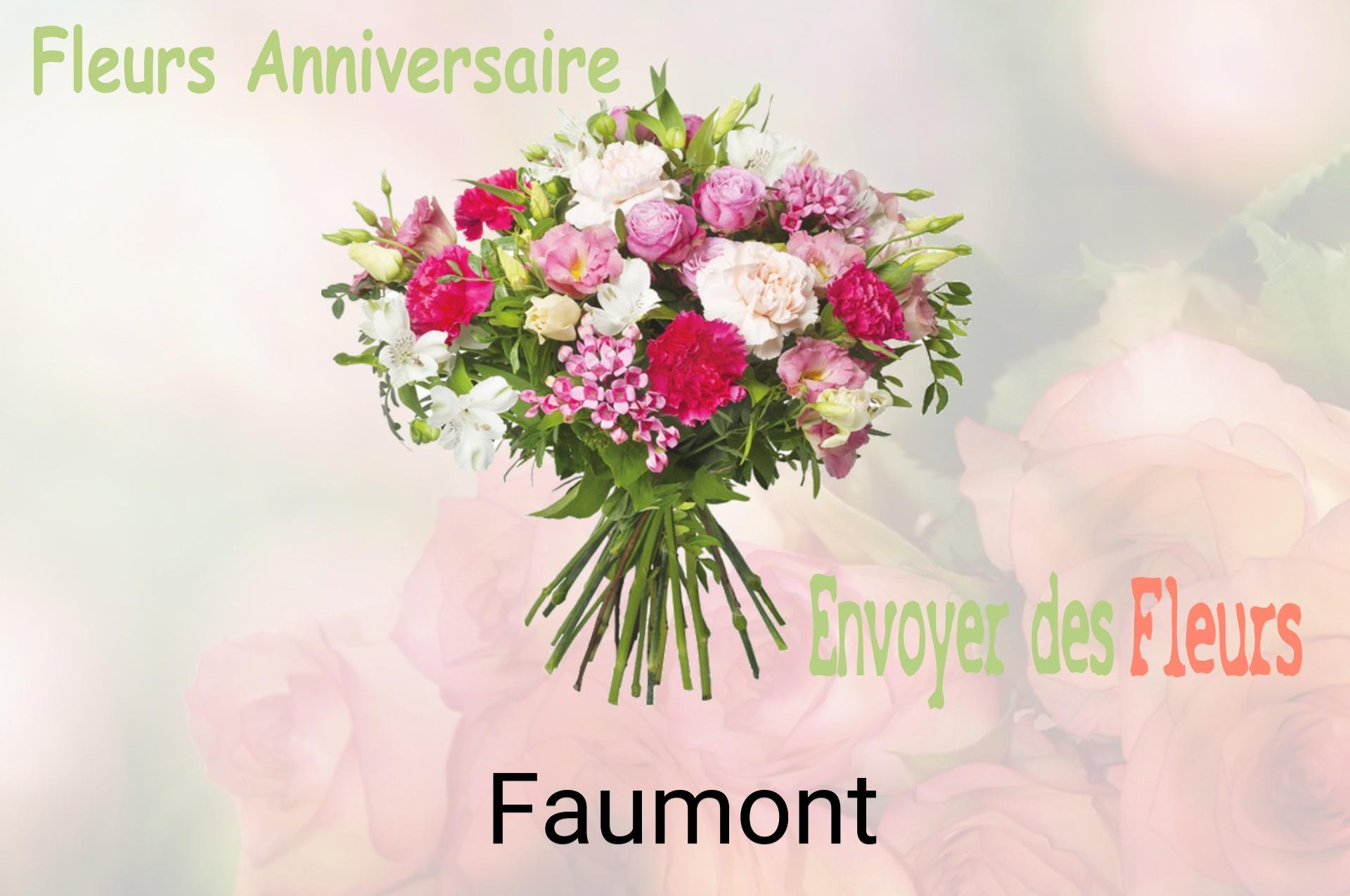 Bouquet de fleurs d’anniversaire livré à Faumont